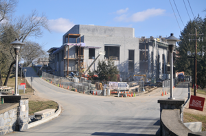 Construction site of the High Center for Worship and Performing Arts