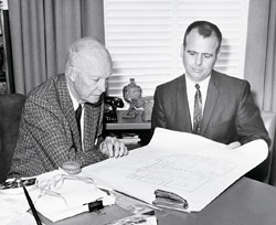 D. Ray Hostetter with Dwight D. Eisenhower