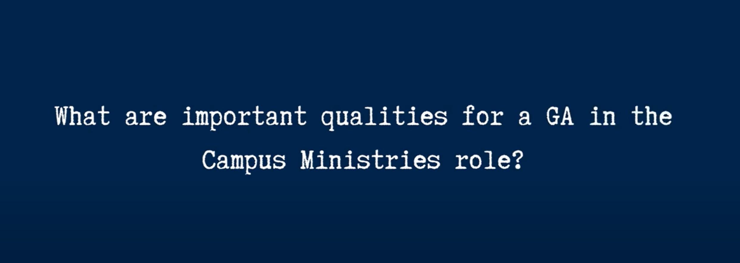 Campus ministries