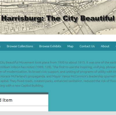 The City Beautiful Movement in Harrisburg