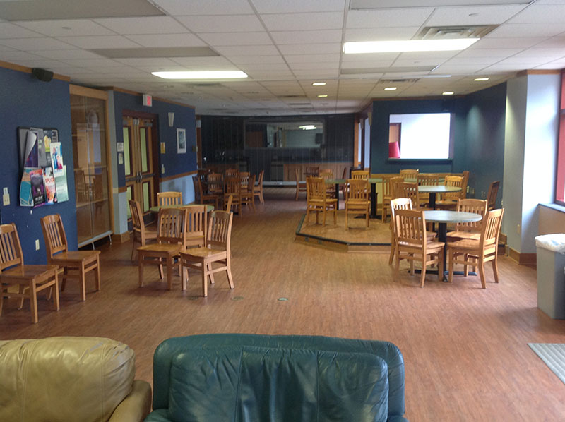 Image of South Side Cafe before the Charles Frey Commuter Lounge renovation.