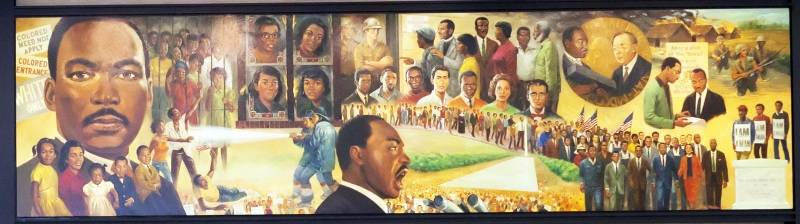 Martin Luther King Jr in several images