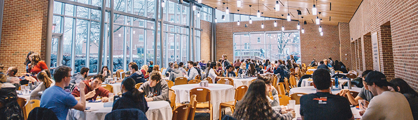 Students inside the Union
