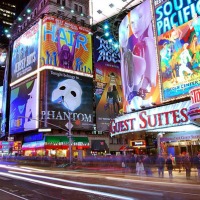 Broadway in new york city