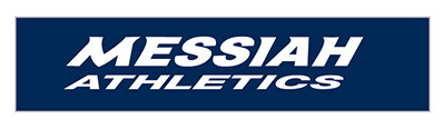 messiah athletics wordmark white letters