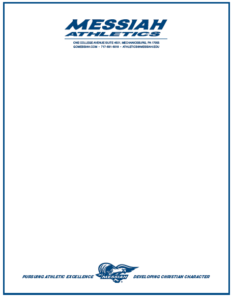 Image of athletics Letterhead