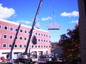 Raising Cooling Tower to Roof