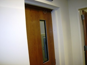 Hostetter Door From Child Development Center