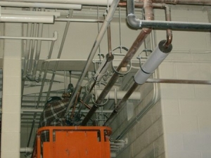 Ground floor piping