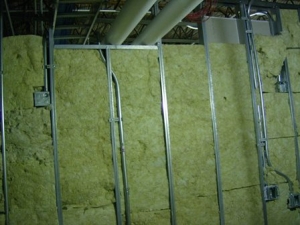 Murray Library framing and insulation