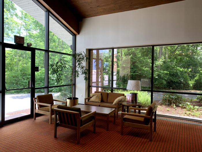 An image of the Messiah Library interior. 