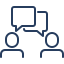 line art of map with 'you are here' icon