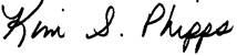 Kim Phipps signature