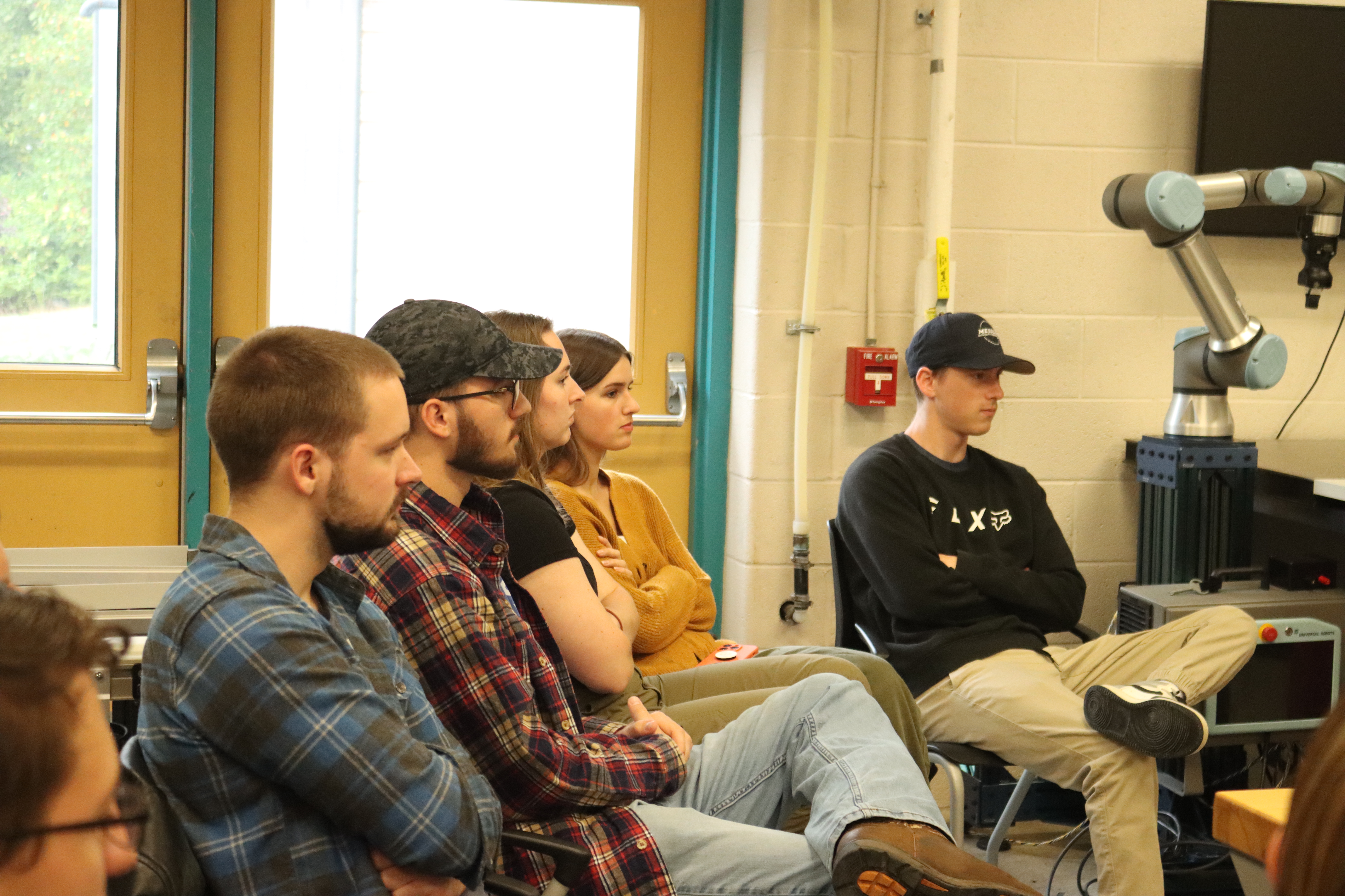 Student leaders facilitate bible discussion