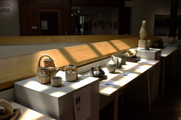 Art at the annual pop-up show. 