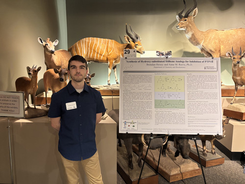 Brendan Heisey at SEH Symposium Poster Session