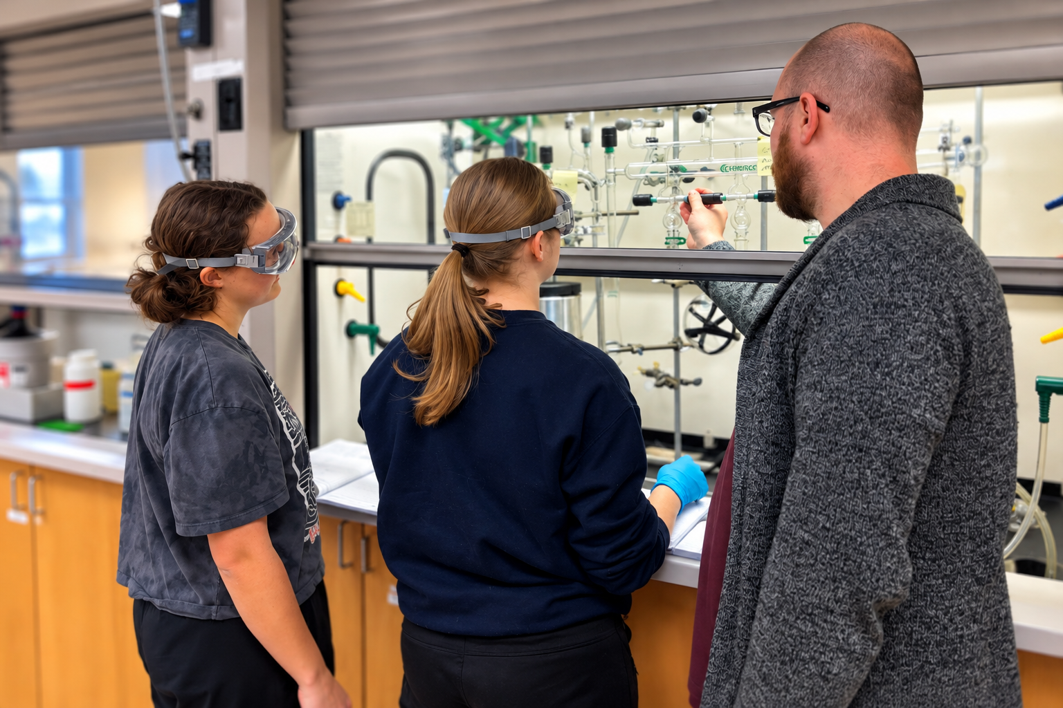 image of Shelby Wendling - Chemistry '26; Abigail Barnes - Biochemistry ACS '26