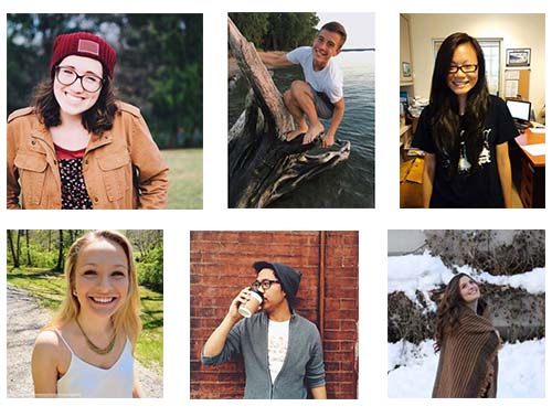Comm students collage