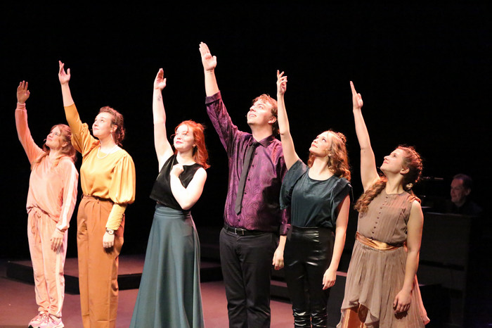 Students performing Shoeless Joe Fall '23. 