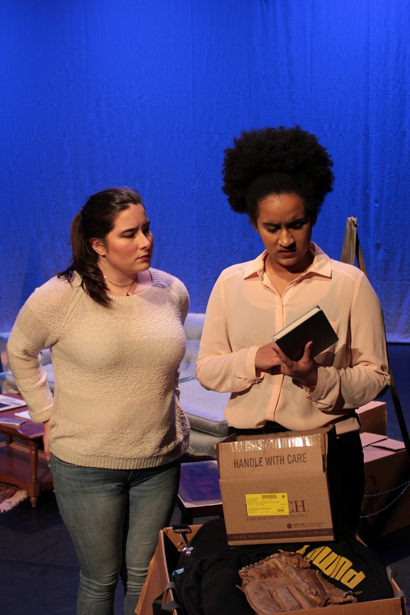 Students performing their senior show. 