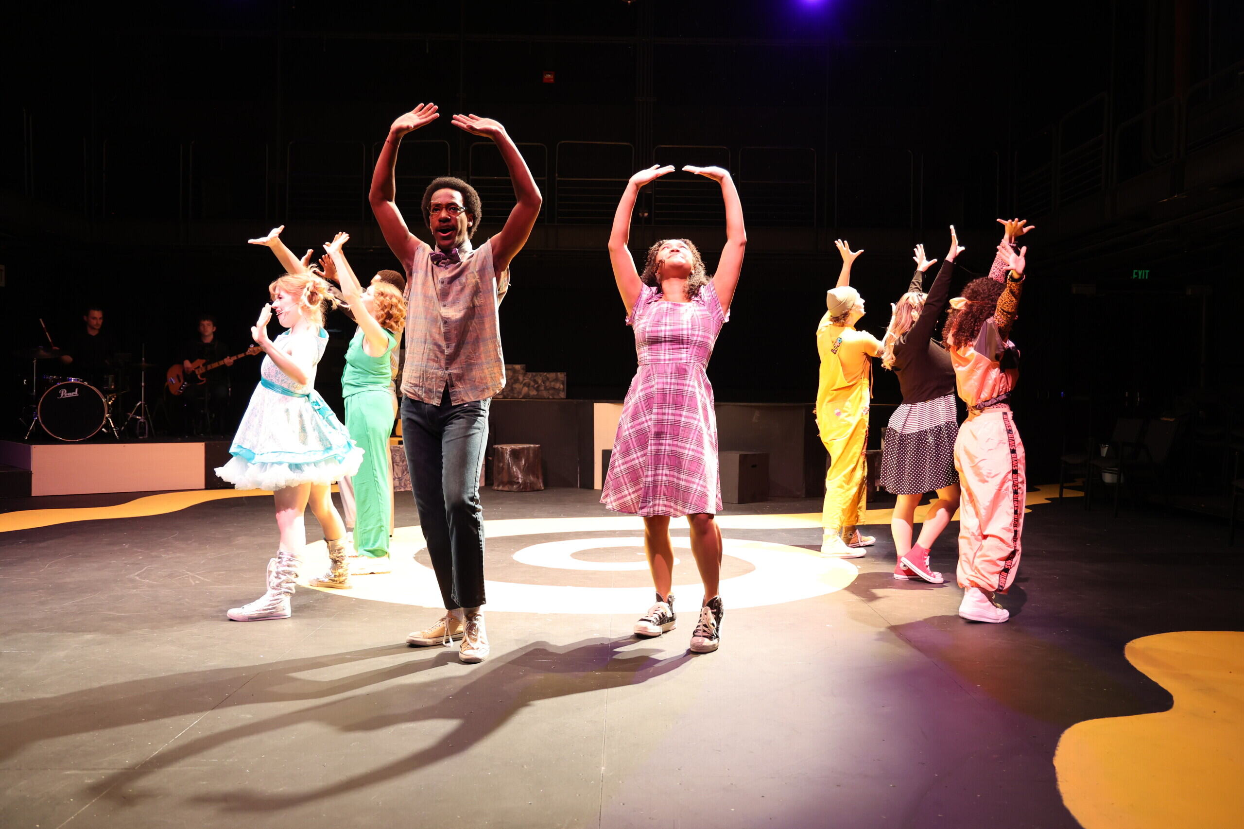 Students performing in Shoeless Joe Fall '24.