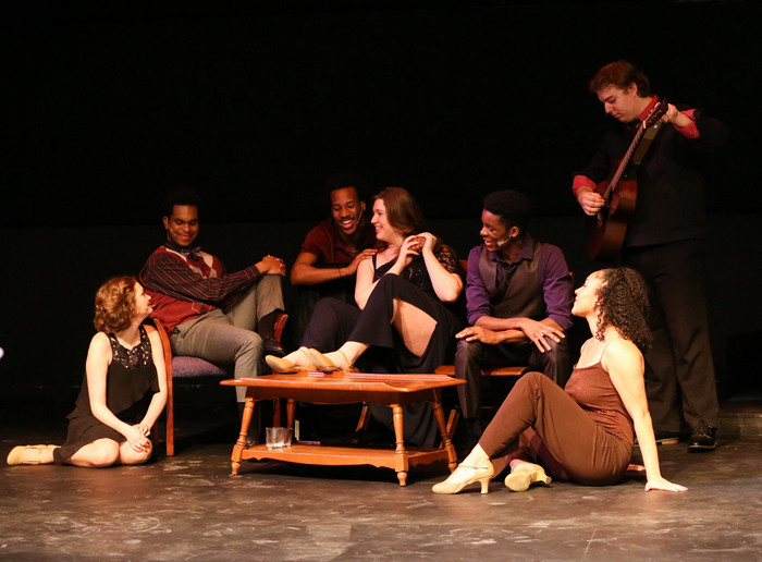 Students performing in Shoeless Joe Spring '25.