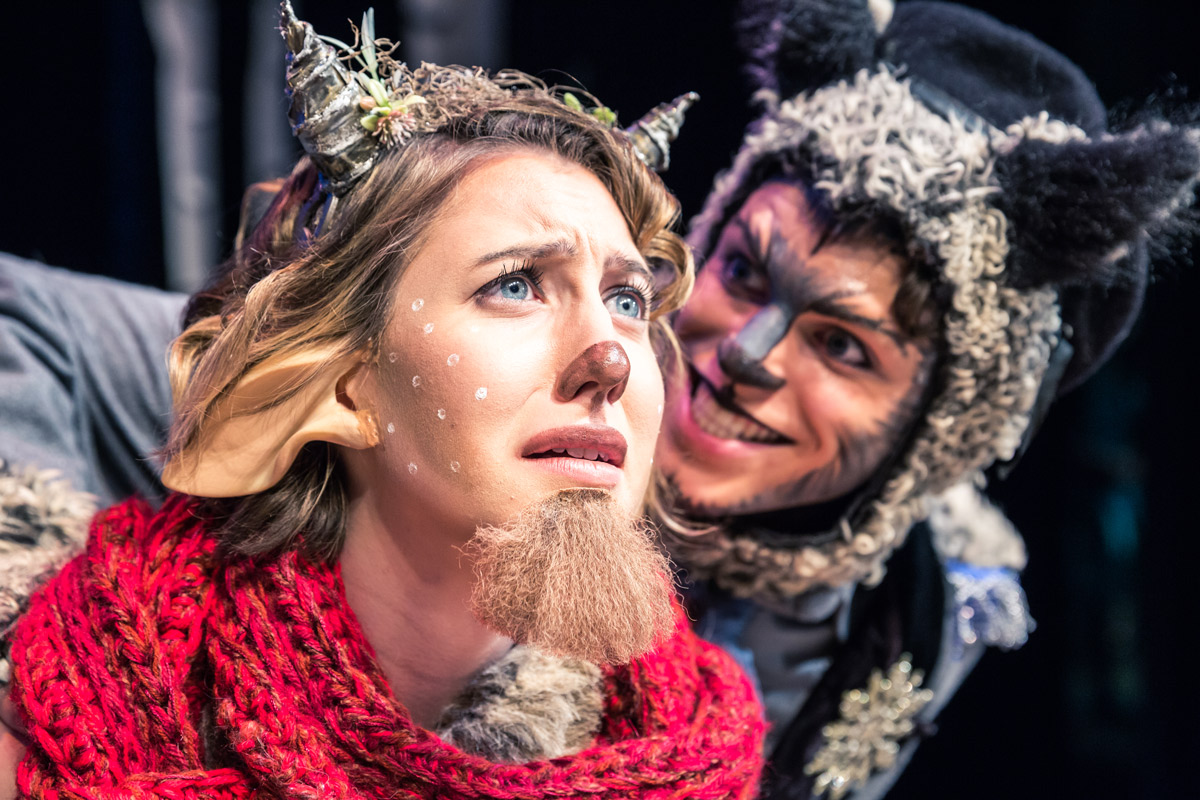 Students performing The Lion, the Witch, and the Wardrobe.