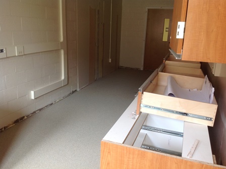 Epoxy floor 2 1st day