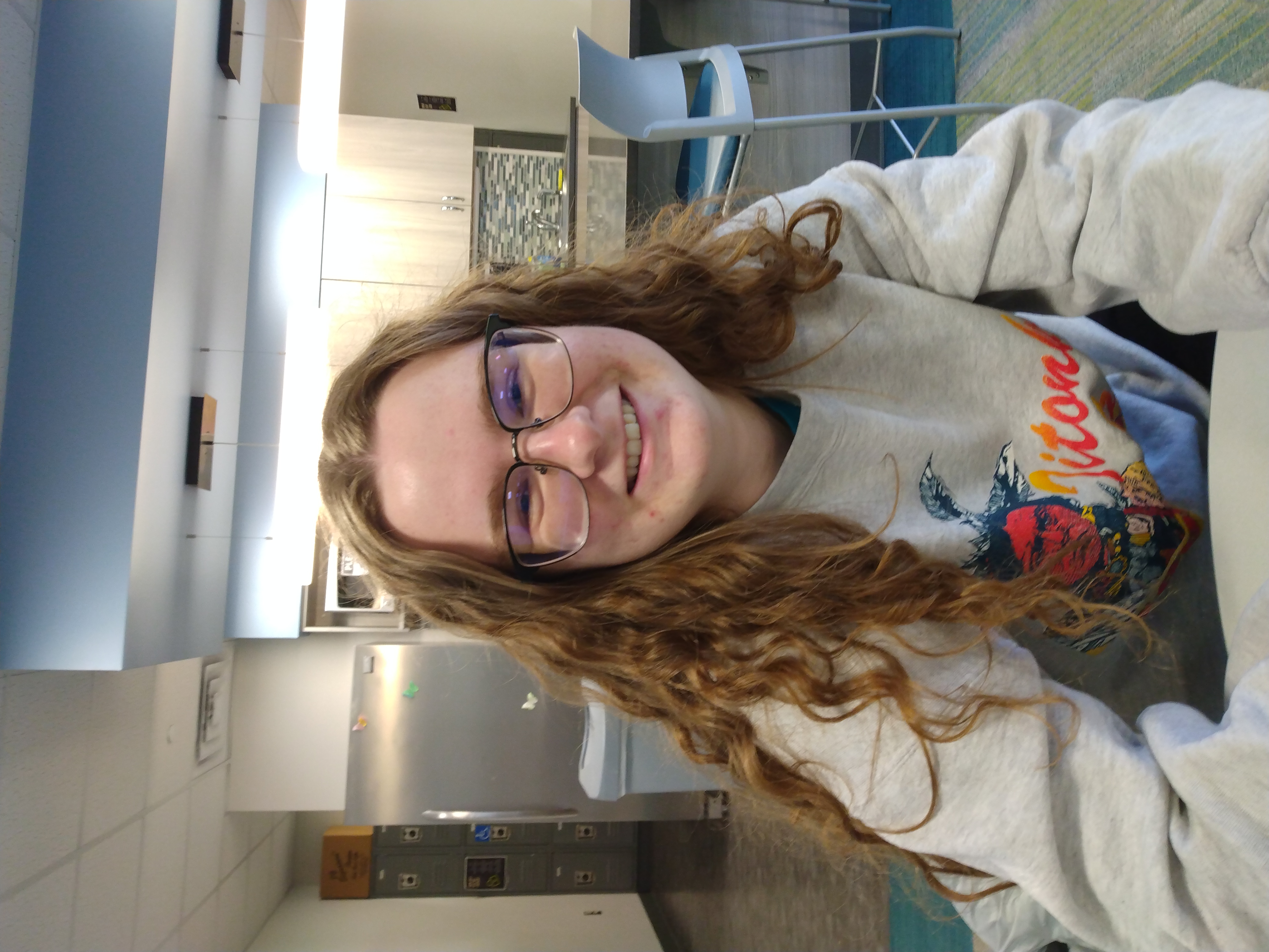 Emmy Fogle, Friends student representative.