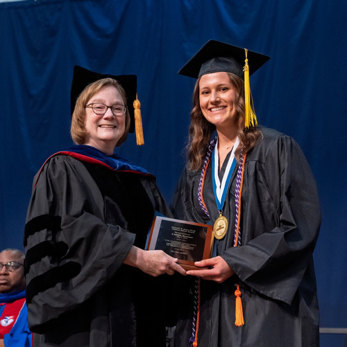 MUHP Student at Commencement