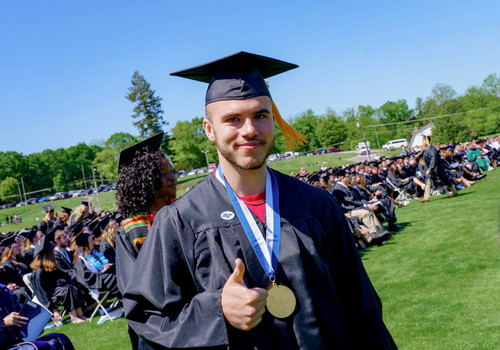 MUHP student at 2025 Commencement