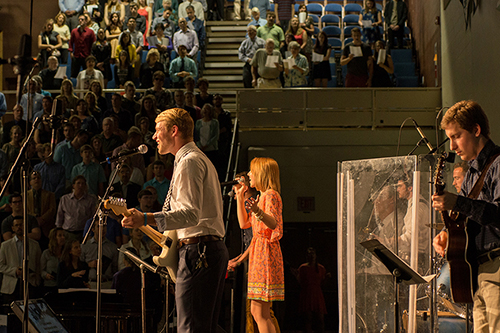 Student ministry chapel worship band.