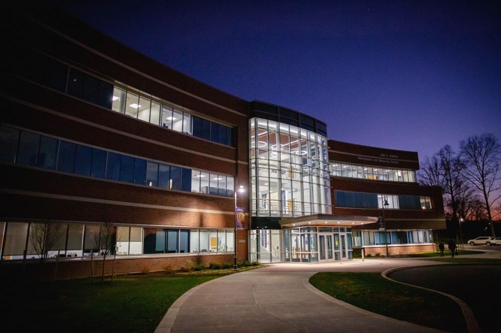 Phipps Admission and Welcome Center at Night