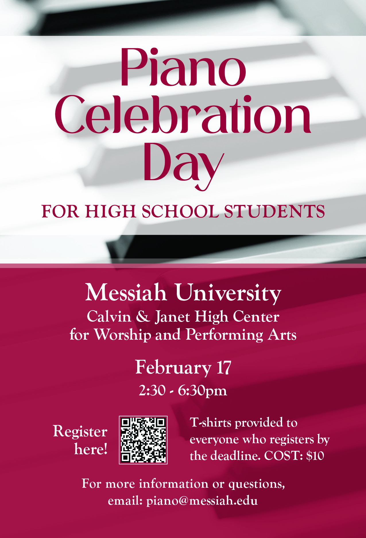 6207 Piano celebration postcard 2025