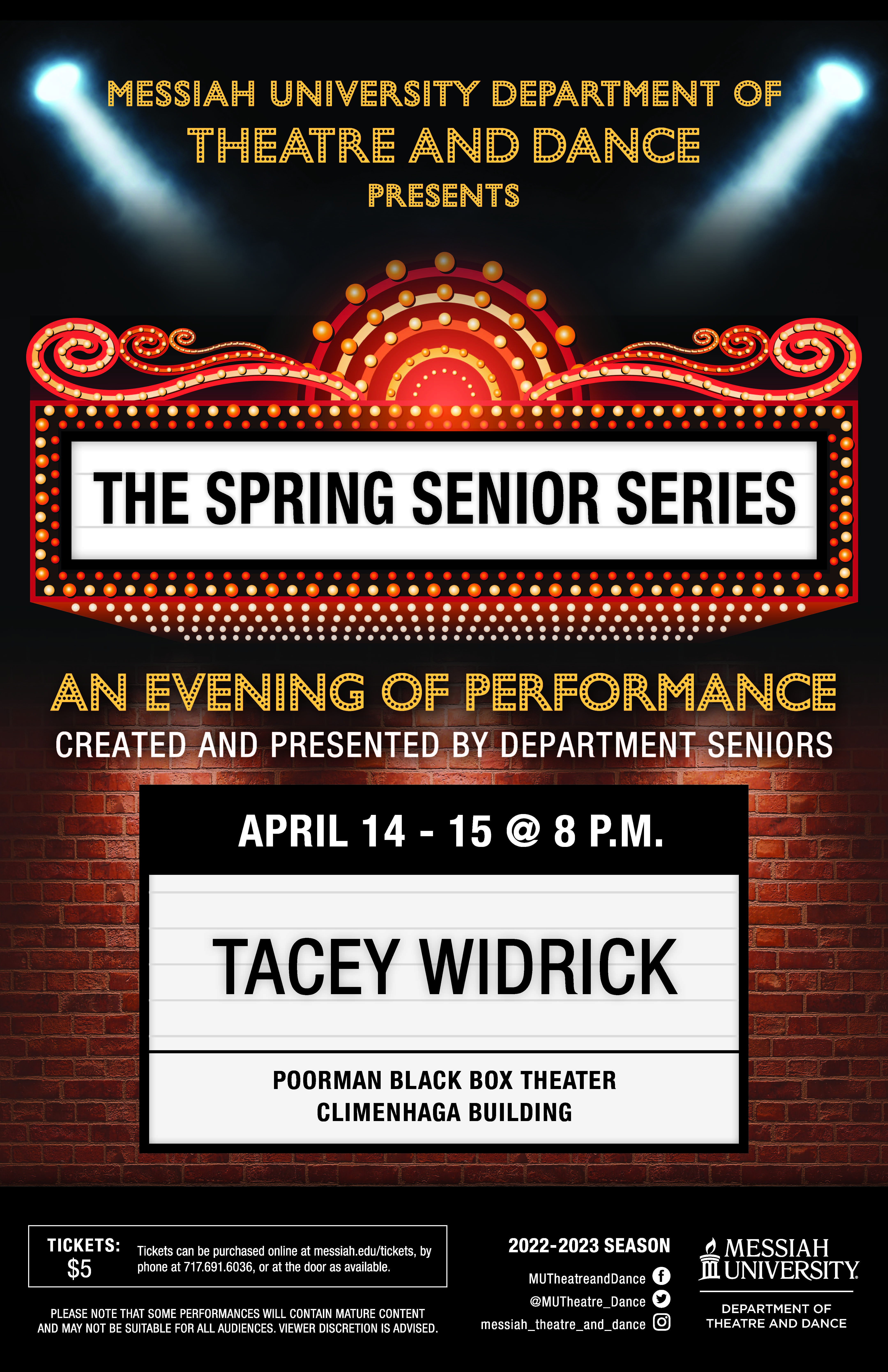 6645 Spring senior series poster 2023