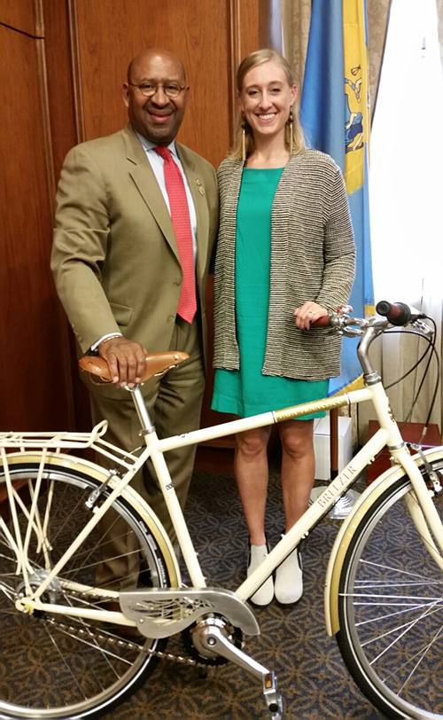 Alumna designs custom bicycle for Pope Francis