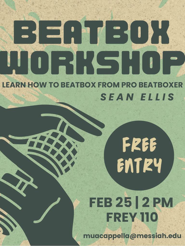 Beatbox workshop poster