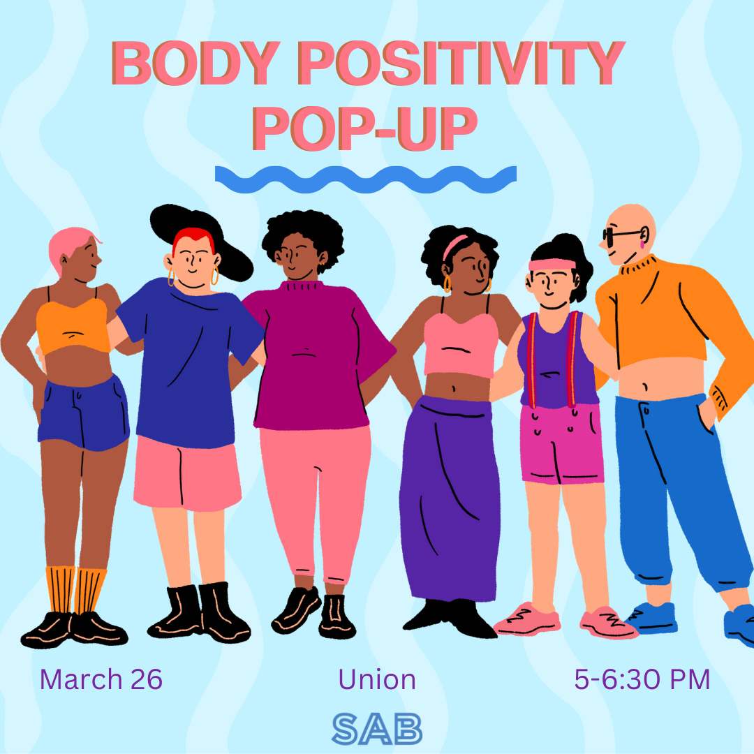 Body positivity popup graphic