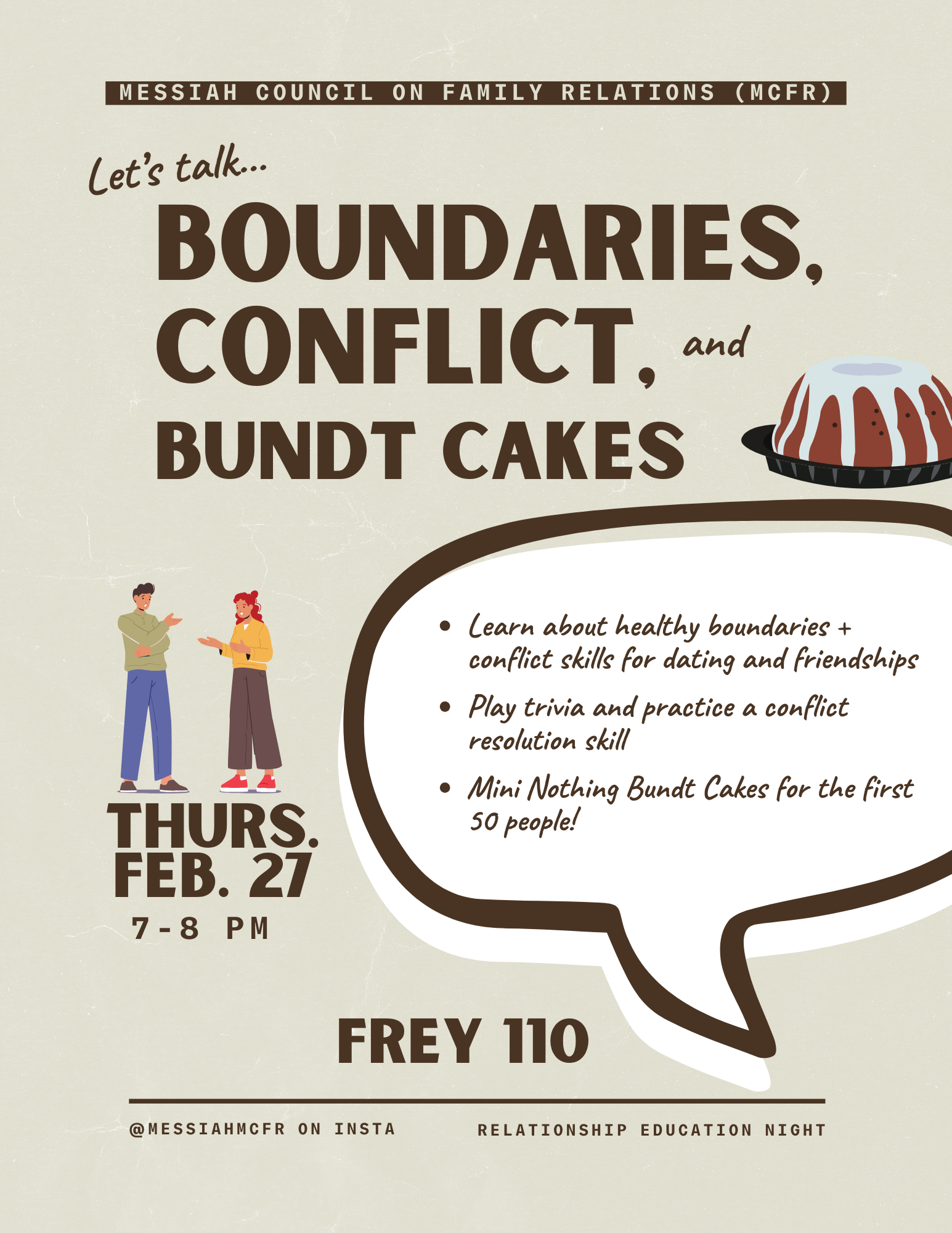 Boundaries and conflict night