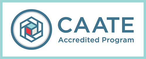 Commission on Accreditation of Athletic Training Education (CAATE) logo