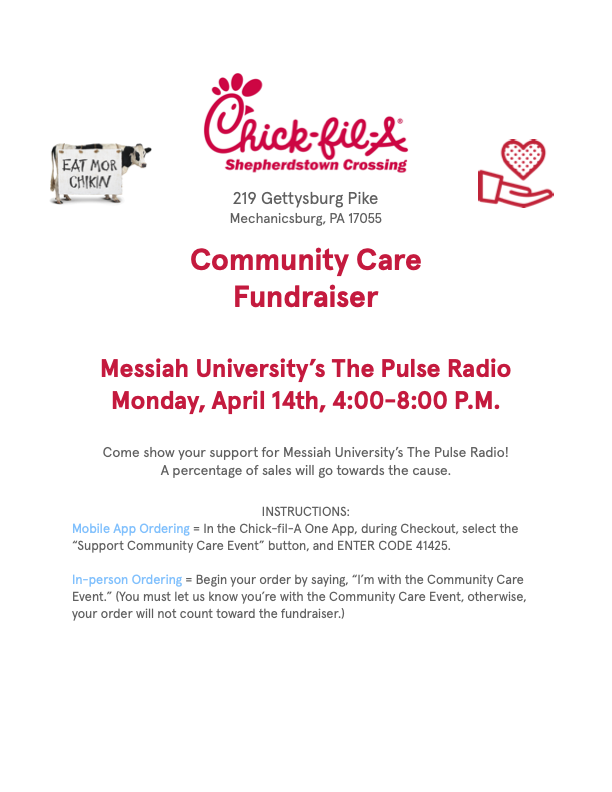 Cfa community cares flyer for the pulse