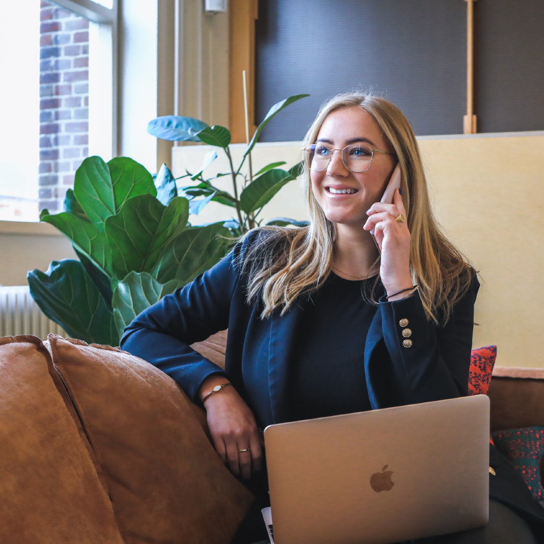 Image of student using computer