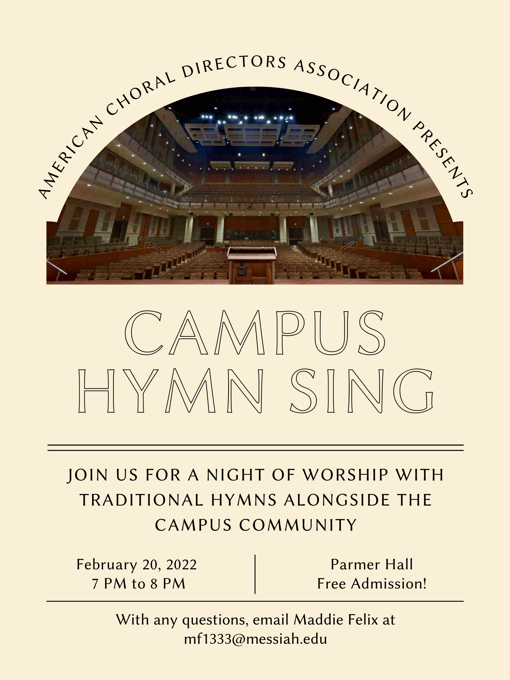 Campus hymn sing