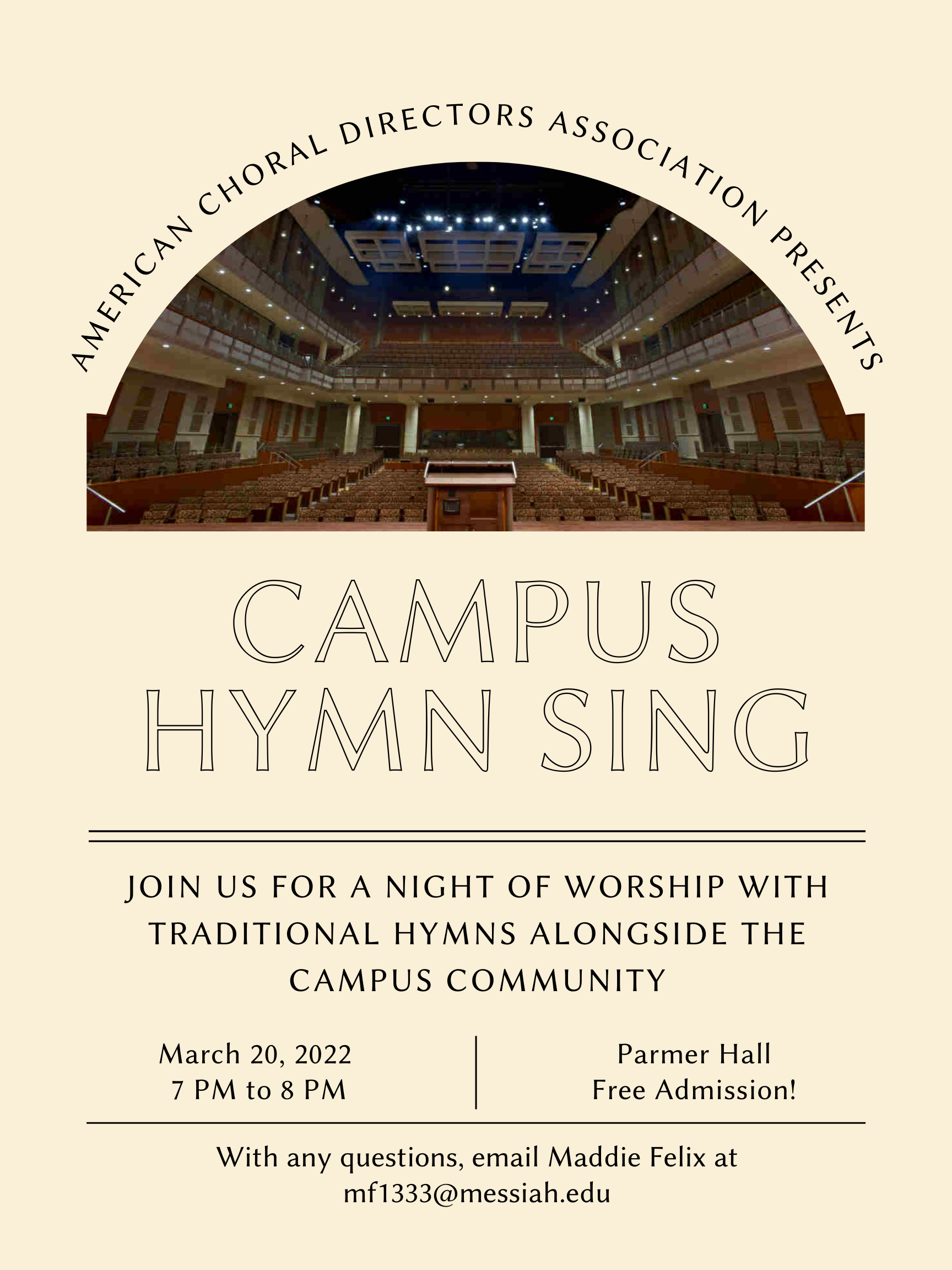 Campus hymn sing march