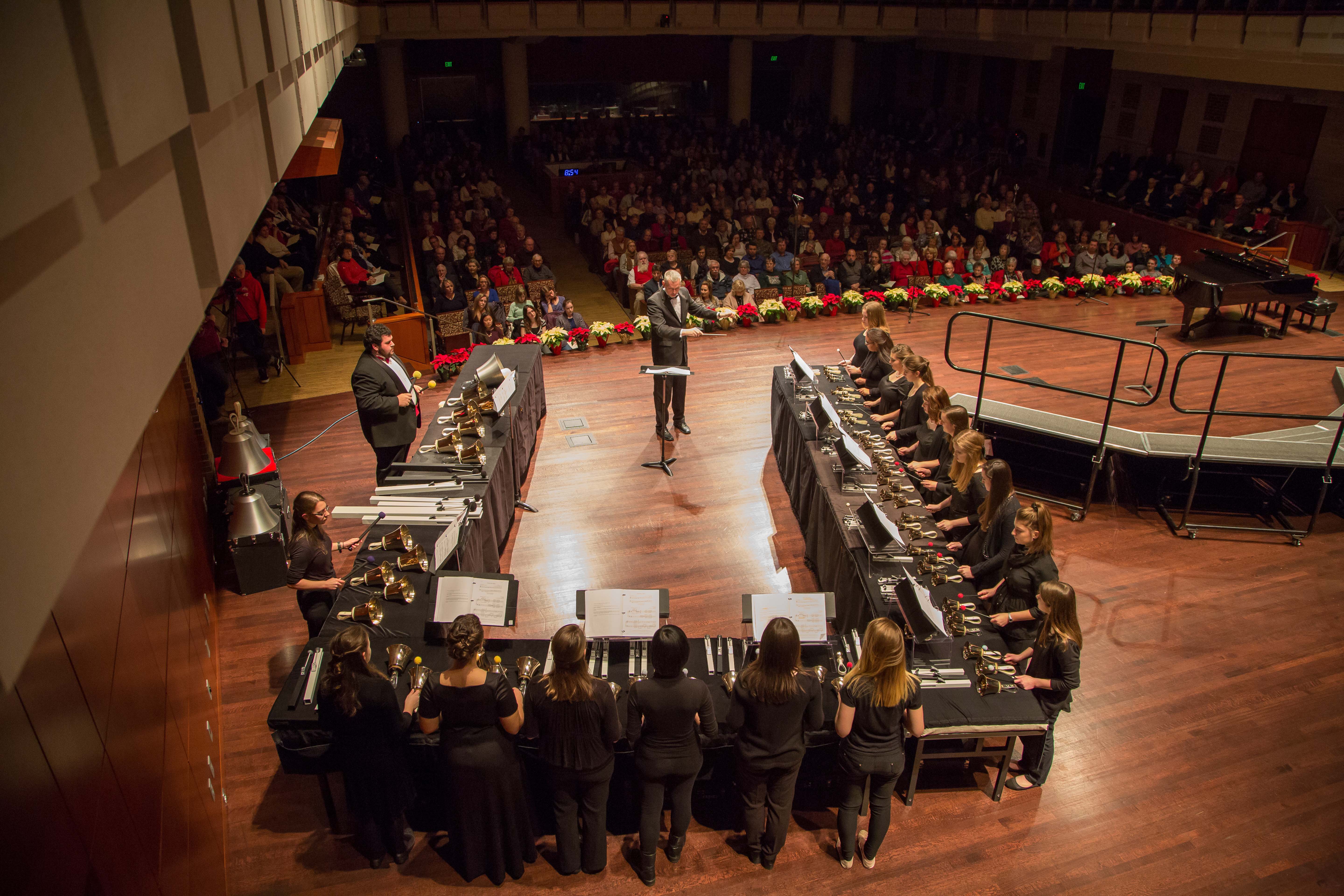 Christmas concert handbells