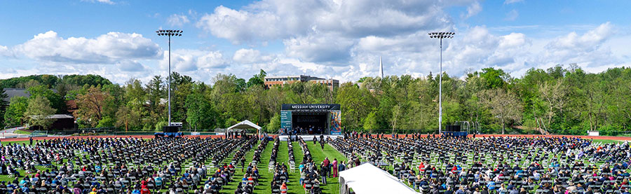 Commencement wide field shot cropped