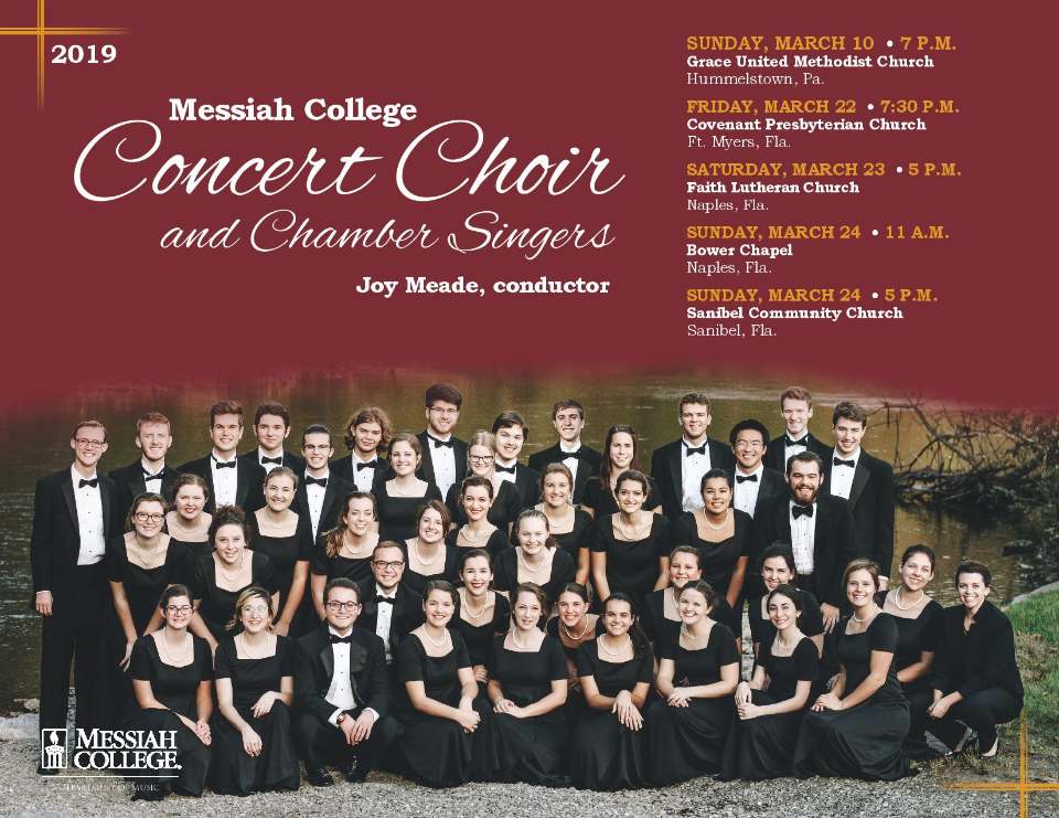 Concert choir fl tour 2019