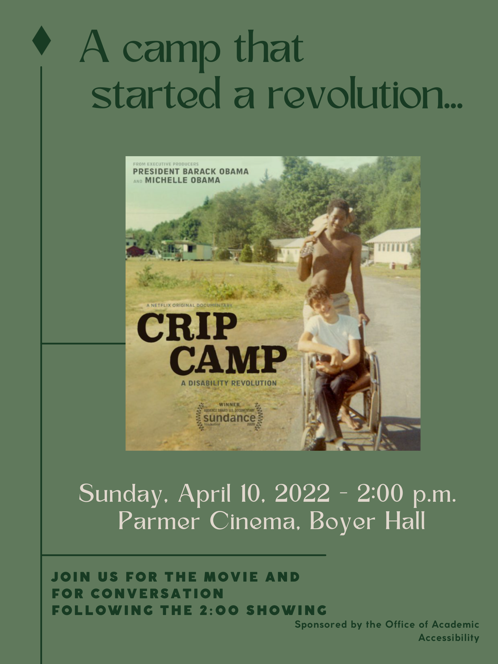 Crip camp poster