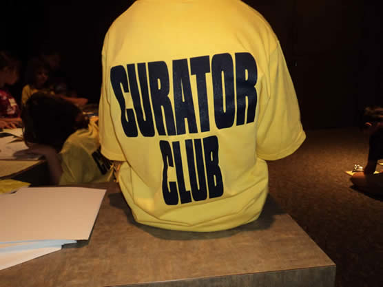Curator club tee shirt