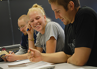 Students at Learning Center